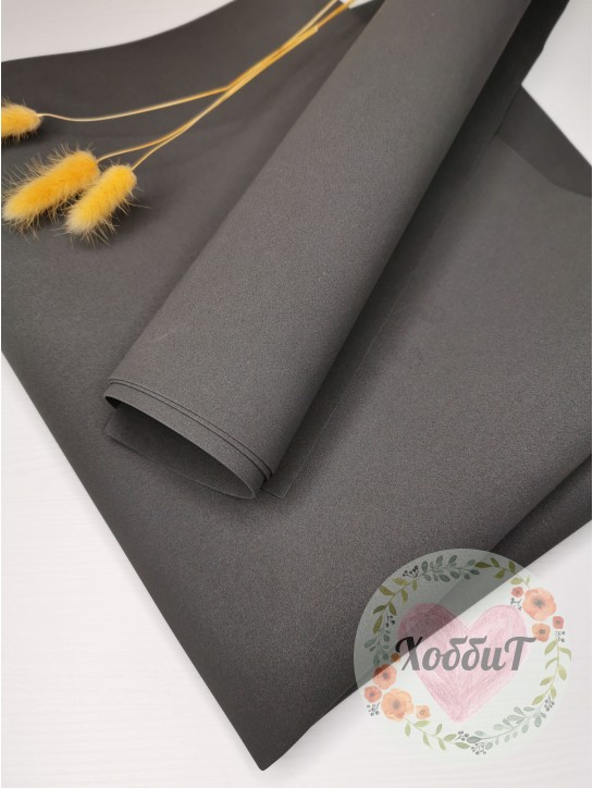 Фоамиран иранский 1мм., 60*70см. (черный)